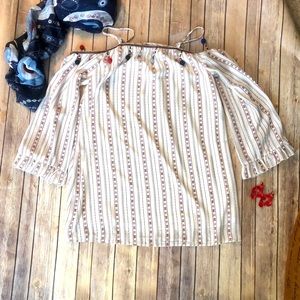 Boutique Dress Red White and Blue Small